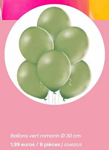 Promoties Ballons vert romarin - Huismerk - Ava - Geldig van 29/01/2024 tot 31/07/2024 bij Ava