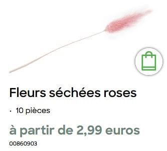 Promotions Fleurs séchées roses - Produit Maison - Ava - Valide de 29/01/2024 à 31/07/2024 chez Ava