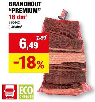 Promoties Brandhout premium - Huismerk - Hubo  - Geldig van 31/01/2024 tot 11/02/2024 bij Hubo