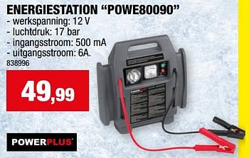 Promoties Powerplus energiestation powe80090 - Powerplus - Geldig van 31/01/2024 tot 11/02/2024 bij Hubo