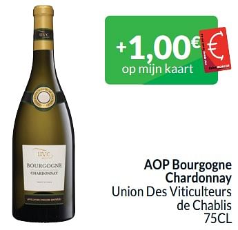 Promoties Aop bourgogne chardonnay union des viticulteurs de chablis - Witte wijnen - Geldig van 01/02/2024 tot 29/02/2024 bij Intermarche