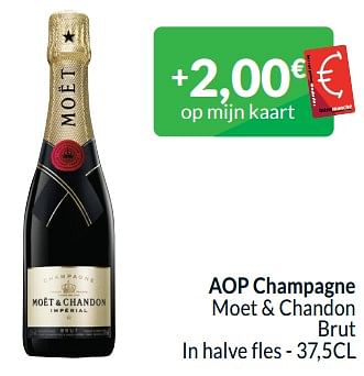Promoties Aop champagne moet + chandon brut - Champagne - Geldig van 01/02/2024 tot 29/02/2024 bij Intermarche