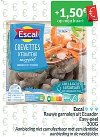 Escal rauwe garnalen uit ecuador easy-peel-Escal