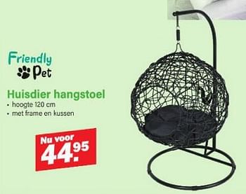 Promoties Huisdier hangstoel - Friendly pet - Geldig van 29/01/2024 tot 17/02/2024 bij Van Cranenbroek