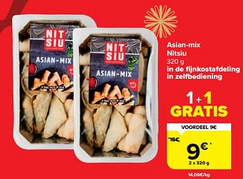 Promoties Asian-mix nitsiu - Nitsiu - Geldig van 31/01/2024 tot 12/02/2024 bij Carrefour