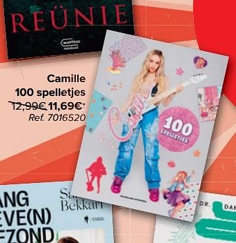 Promoties Camille 100 spelletjes - Huismerk - Carrefour  - Geldig van 31/01/2024 tot 12/02/2024 bij Carrefour