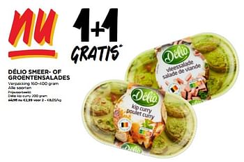 Promoties Délio kip curry - Delio - Geldig van 31/01/2024 tot 06/02/2024 bij Jumbo