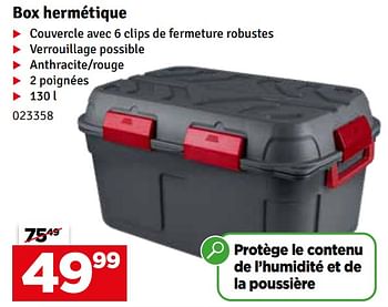 Promotions Box hermétique - Produit maison - Mr. Bricolage - Valide de 30/01/2024 à 11/02/2024 chez Mr. Bricolage