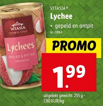 Promoties Lychee - Vitasia - Geldig van 07/02/2024 tot 13/02/2024 bij Lidl