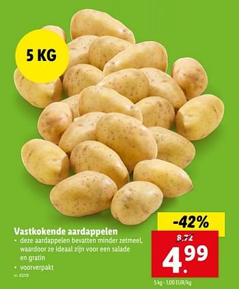 Promoties Vastkokende aardappelen - Huismerk - Lidl - Geldig van 07/02/2024 tot 13/02/2024 bij Lidl