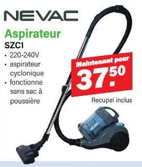 Continental Edison Aspirateur traineau sans sac vcdc90sp2