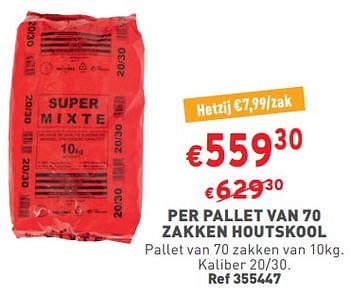 Promoties Per pallet van 70 zakken houtskool - Huismerk - Bol.com - Geldig van 31/01/2024 tot 05/02/2024 bij Trafic