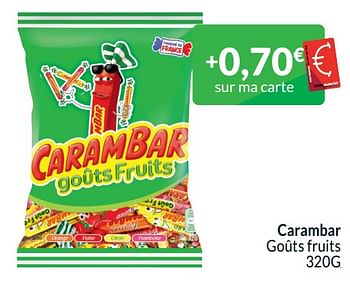 Promotions Carambar goûts fruits - Carambar - Valide de 01/02/2024 à 29/02/2024 chez Intermarche