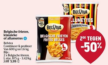 Promoties Belgische frieten - Belviva - Geldig van 01/02/2024 tot 07/02/2024 bij Delhaize