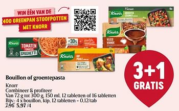 Promoties Bouillon kip - Knorr - Geldig van 01/02/2024 tot 07/02/2024 bij Delhaize