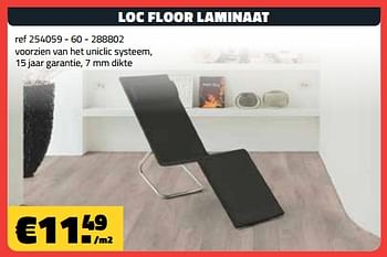 Promoties Loc floor laminaat - Huismerk - Bouwcenter Frans Vlaeminck - Geldig van 05/02/2024 tot 29/02/2024 bij Bouwcenter Frans Vlaeminck