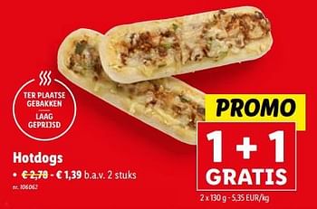 Promoties Hotdogs - Huismerk - Lidl - Geldig van 07/02/2024 tot 13/02/2024 bij Lidl