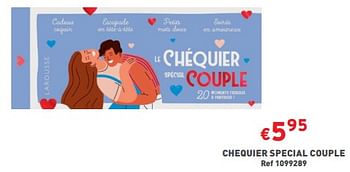 Promoties Chequier special couple - Huismerk - Trafic  - Geldig van 31/01/2024 tot 05/02/2024 bij Trafic
