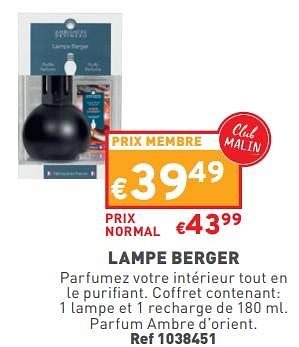 Promotions Lampe berger - Maison Berger Paris - Valide de 31/01/2024 à 05/02/2024 chez Trafic