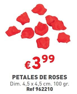 Promotions Petales de roses - Produit maison - Trafic  - Valide de 31/01/2024 à 05/02/2024 chez Trafic