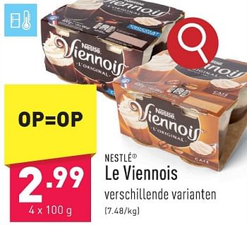 Promoties Le viennois - Nestlé - Geldig van 05/02/2024 tot 10/02/2024 bij Aldi