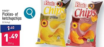 Promoties Pickles of ketchupchips - Pirato - Geldig van 05/02/2024 tot 10/02/2024 bij Aldi