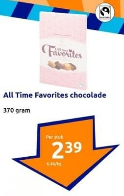 Promotions All time favorites chocolade - All Time Favorites - Valide de 31/01/2024 à 06/02/2024 chez Action