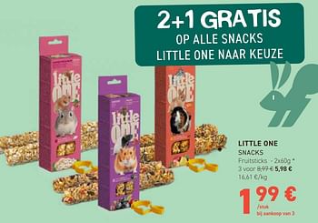 Promoties Little one snacks - Little One - Geldig van 31/01/2024 tot 11/02/2024 bij Tom&Co