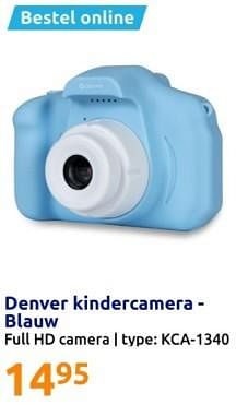 Promoties Denver kindercamera - blauw kca-1340 - Denver - Geldig van 31/01/2024 tot 06/02/2024 bij Action