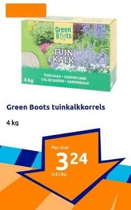 Promoties Green boots tuinkalkkorrels - Green Boots - Geldig van 31/01/2024 tot 06/02/2024 bij Action