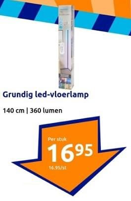 Promoties Grundig led-vloerlamp - Grundig - Geldig van 31/01/2024 tot 06/02/2024 bij Action