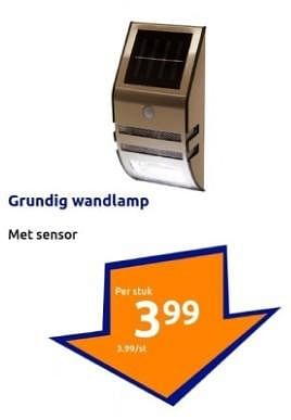 Promoties Grundig wandlamp - Grundig - Geldig van 31/01/2024 tot 06/02/2024 bij Action