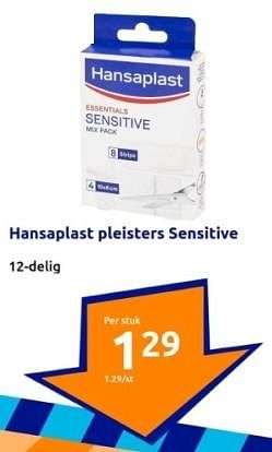 Promoties Hansaplast pleisters sensitive - Hansaplast - Geldig van 31/01/2024 tot 06/02/2024 bij Action