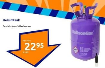 Promoties Heliumtank - Huismerk - Action - Geldig van 31/01/2024 tot 06/02/2024 bij Action