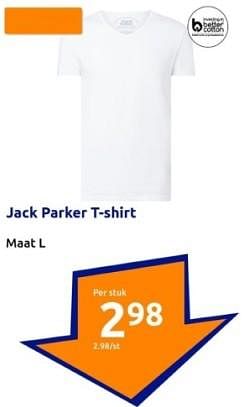 Promoties Jack parker t-shirt - Jack Parker - Geldig van 31/01/2024 tot 06/02/2024 bij Action