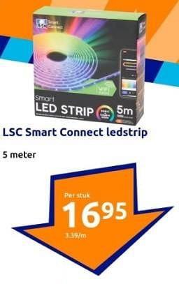 Promoties Lsc smart connect ledstrip - LSC Smart Connect - Geldig van 31/01/2024 tot 06/02/2024 bij Action
