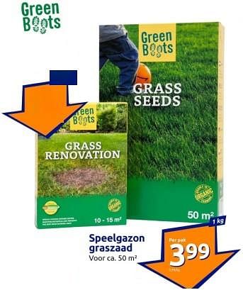 Promoties Speelgazon graszaad - Green Boots - Geldig van 31/01/2024 tot 06/02/2024 bij Action