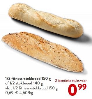 Promoties 1-2 fitness-stokbrood - Huismerk - Okay Buurtwinkels - Geldig van 31/01/2024 tot 13/02/2024 bij OKay