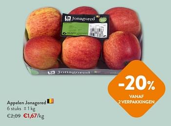 Promoties Appelen jonagored - Huismerk - Okay Buurtwinkels - Geldig van 31/01/2024 tot 13/02/2024 bij OKay