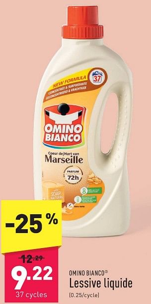 Promotions Lessive liquide - Omino Bianco - Valide de 05/02/2024 à 10/02/2024 chez Aldi