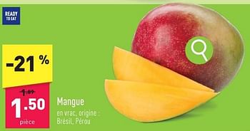Promotions Mangue - Produit maison - Aldi - Valide de 05/02/2024 à 10/02/2024 chez Aldi