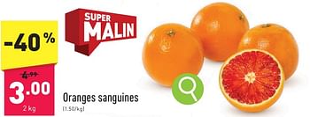 Promotions Oranges sanguines - Produit maison - Aldi - Valide de 05/02/2024 à 10/02/2024 chez Aldi