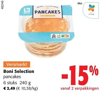Promotions Boni selection pancakes - Boni - Valide de 31/01/2024 à 13/02/2024 chez Colruyt