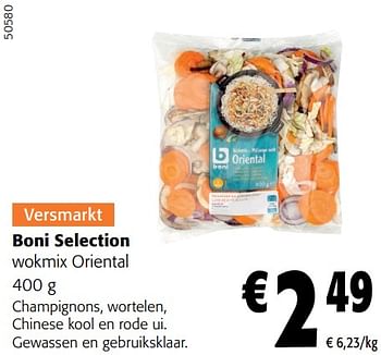 Promoties Boni selection wokmix oriental - Boni - Geldig van 31/01/2024 tot 13/02/2024 bij Colruyt