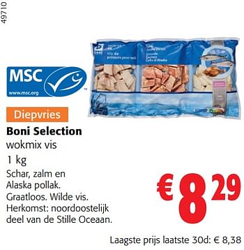Promoties Boni selection wokmix vis - Boni - Geldig van 31/01/2024 tot 13/02/2024 bij Colruyt