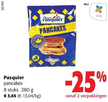 Promoties Pasquier pancakes - Brioche pasquier - Geldig van 31/01/2024 tot 13/02/2024 bij Colruyt