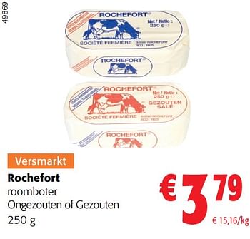 Promoties Rochefort roomboter ongezouten of gezouten - Rochefort - Geldig van 31/01/2024 tot 13/02/2024 bij Colruyt
