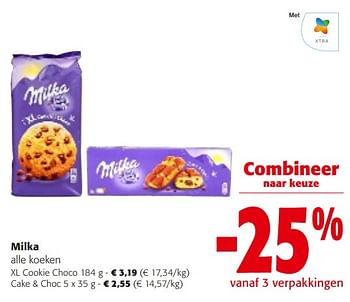 Promoties Milka alle koeken - Milka - Geldig van 31/01/2024 tot 13/02/2024 bij Colruyt