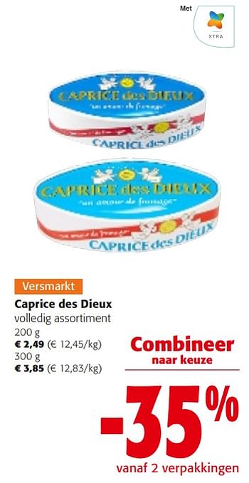 Promoties Caprice des dieux volledig assortiment - Caprice des Dieux - Geldig van 31/01/2024 tot 13/02/2024 bij Colruyt