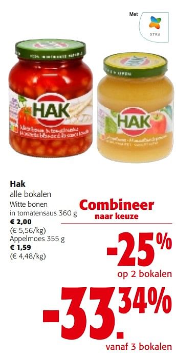 Promotions Hak alle bokalen - Hak - Valide de 31/01/2024 à 13/02/2024 chez Colruyt